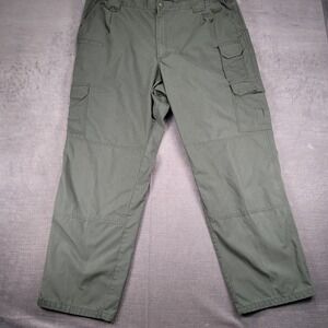 5.11 Rip Stop Tactical Cargo Pants Utility Workwear‎ Outdoor Olive Green 42x31